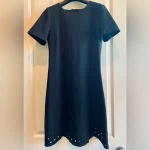Banana Republic Black Knit Short Sleeve Dress
